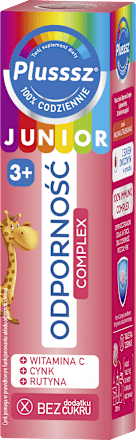 Tabletki musujące Odporność Complex Junior Plusssz