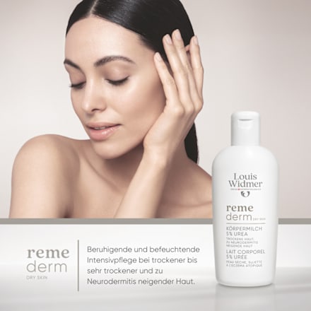Louis Widmer remederm Körpermilch 5% Urea TH Louis Widmer remederm