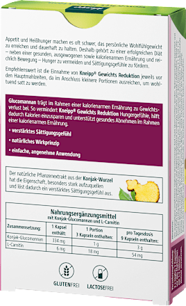 Gewichts Reduktion Kapseln 40 St Kneipp