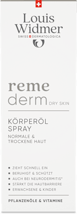 Louis Widmer remederm Körperöl Spray Louis Widmer remederm