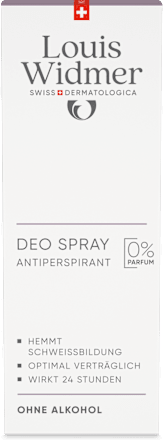 Louis Widmer Deo Spray Antiperspirant parfümfrei Louis Widmer