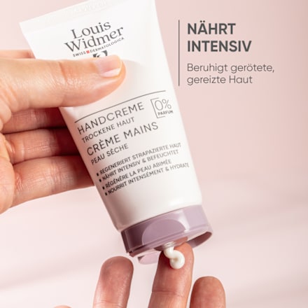 Louis Widmer Handcreme parfümfrei trockene&strap. Haut Louis Widmer
