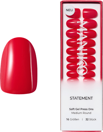 Künstliche Nägel Press Ons Medium Round Statement Maniko