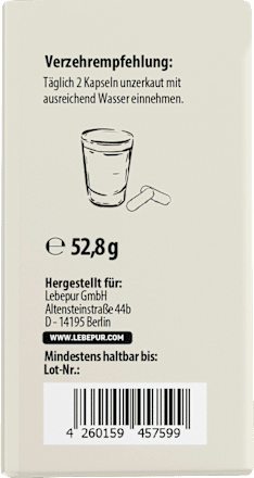 Kapseln Magnesium Komplex Lebepur