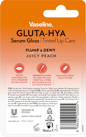 Lippenpflege Gluta-Hya Juicy Peach Vaseline