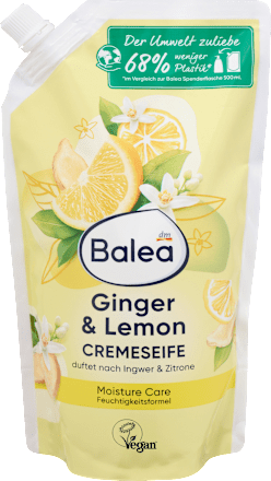 tekuté mýdlo zázvor & citron, náhradní balení Balea
