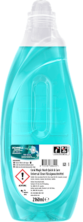 Vollwaschmittel Flüssig Magic Wash Quick & Care Coral