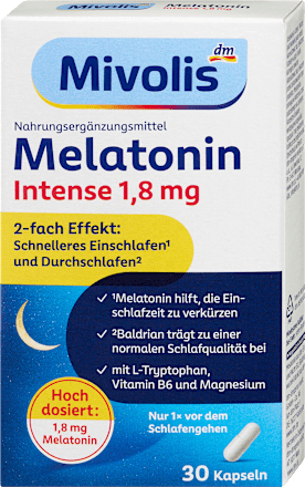 Melatonin Intense Kapseln Mivolis