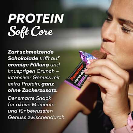Proteinriegel, Soft Core Dark Chocolate Brownie PowerBar