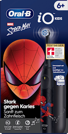 Elektrische Zahnbürste iO Kinder Spiderman mit Reiseetui, ab 6 Jahren Oral-B