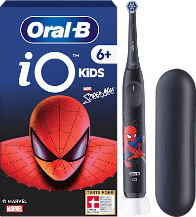 Elektrische Zahnbürste iO Kinder Spiderman mit Reiseetui, ab 6 Jahren Oral-B