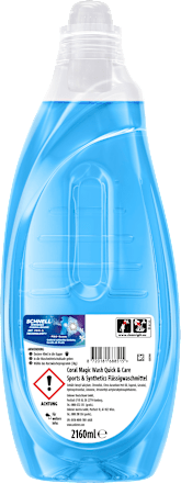 Waschmittel Flüssig Magic Wash Quick & Care Coral