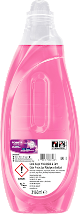Colorwaschmittel flüssig Magic Wash Quick & Care Coral
