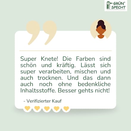 Soft-Knete Set 4tlg (4 x 120 g) Grünspecht