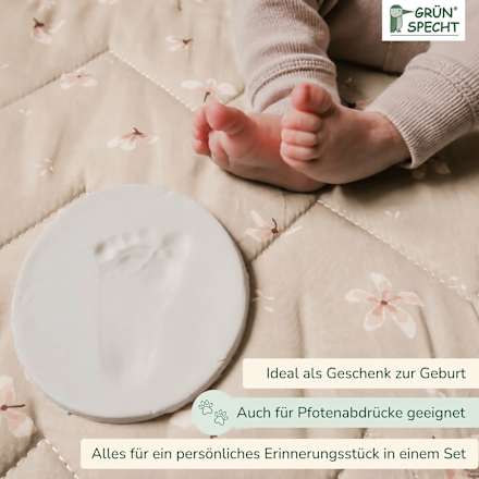 Baby-Abdruckset 1 Dose Grünspecht