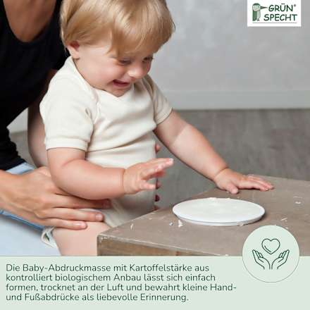 Baby-Abdruckset 1 Dose Grünspecht