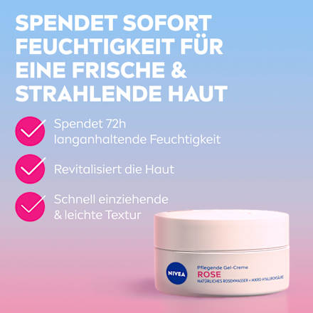 Gesichtscreme Gel-Creme Rose pflegend NIVEA
