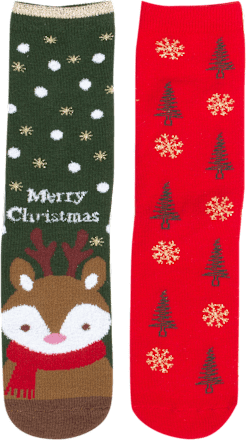 Weihnachtssocken Doppelpack (2 Paar) keine Marke