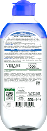 Mizellenwasser empfindliche Haut und Augen All in 1 Garnier Skin Active
