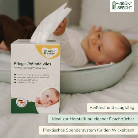 Pflege-/Windelvlies (70 Blatt) Grünspecht