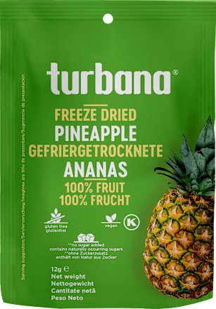 Ananas liofilizat deshidrat turbana