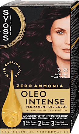 Tartós hajfesték, élénk szilva 3_33 Syoss Oleo Intense