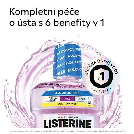 ústní voda Total Care Mild Listerine
