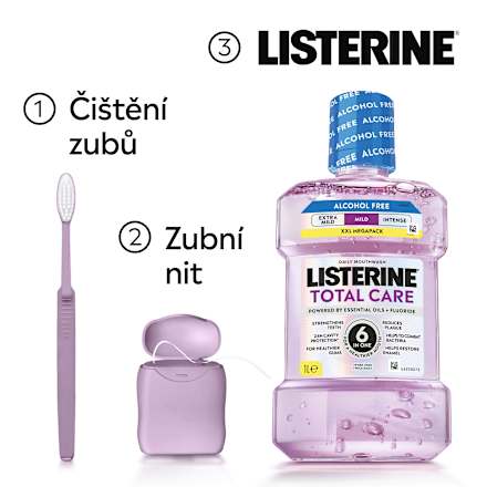 ústní voda Total Care Mild Listerine