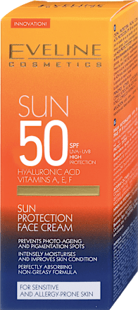Sun protection krema za lice, SPF 50 EVELINE COSMETICS