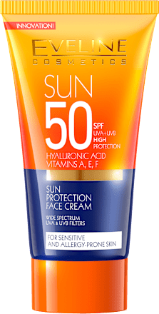 Sun protection krema za lice, SPF 50 EVELINE COSMETICS