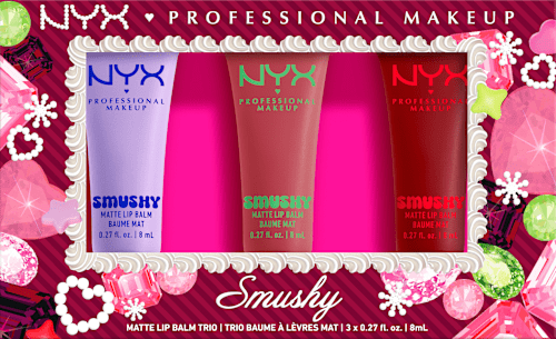 Lippenbalsam SetXMAS Smushy Trio Kit 3tlg NYX PROFESSIONAL MAKEUP