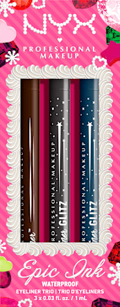 Eyelinerset XMAS Epic Ink Liner Trio 3tlg NYX PROFESSIONAL MAKEUP