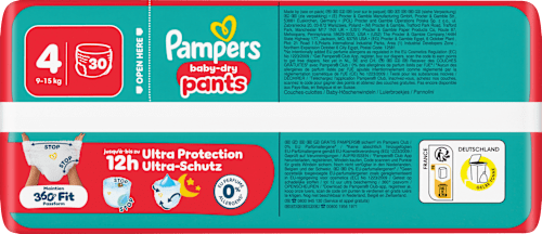 Baby Pants baby-dry Gr. 4 (9-15 kg) Pampers baby-dry