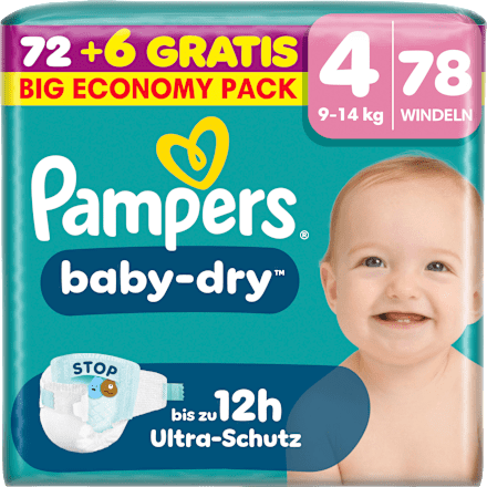 Windeln baby-dry Gr. 4 (9-14 kg) Pampers baby-dry