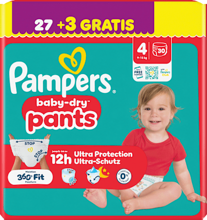 Baby Pants baby-dry Gr. 4 (9-15 kg) Pampers baby-dry