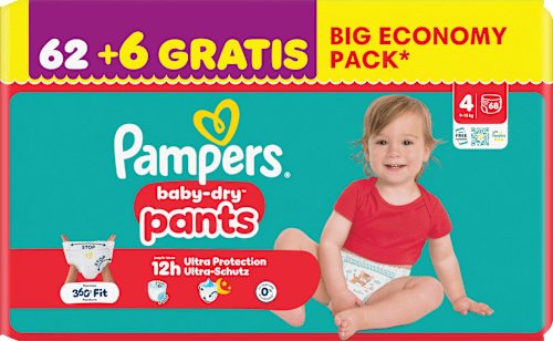 Baby Pants baby-dry Gr. 4 (9-14 kg) Pampers baby-dry