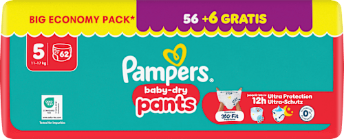 Baby Pants baby-dry Gr. 5 (11-17 kg) Pampers baby-dry