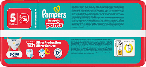 Baby Pants baby-dry Gr. 5 (11-17kg) Pampers baby-dry