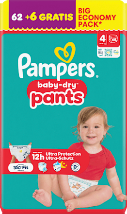 Baby Pants baby-dry Gr. 4 (9-14 kg) Pampers baby-dry
