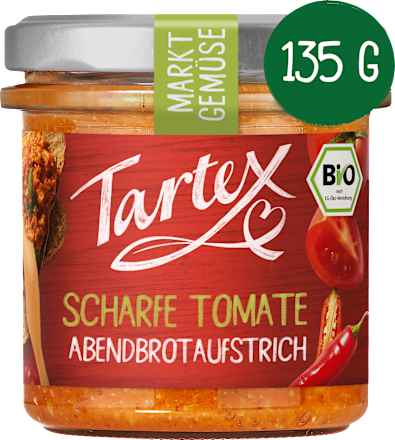 Brotaufstrich, Scharfe Tomate Tartex