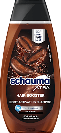 Szampon aktywujący cebulki włosów z kofeiną Hair Booster schauma