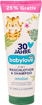 Losion za pranje i šampon 2u1 sensitive - kamilica i pantenol babylove