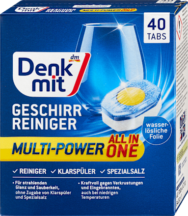 Geschirrspül-Tabs Multi-Power All in One Denkmit