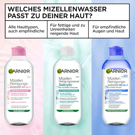 Mizellenwasser All-in-1 empfindliche Augen & Haut Garnier Skin Active