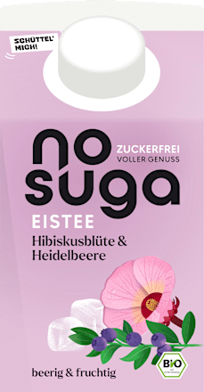 Eistee, Hibiskusblüte & Heidelbeere  nosuga