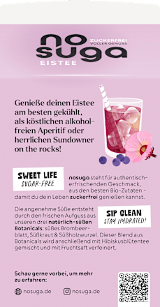 Eistee, Hibiskusblüte & Heidelbeere  nosuga