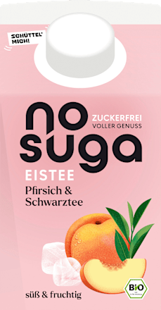 Eistee, Pfirsich & Schwarztee nosuga