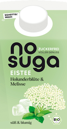 Eistee, Holunderblüte & Melisse nosuga