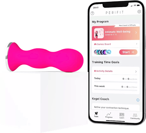 Beckenbodentrainer Perifit Care App-gesteuert, Pink  AMORELIE