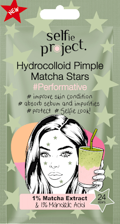 Anti-Pickel Patches Hydrocolloid Pimple Matcha Stars Selfie Project